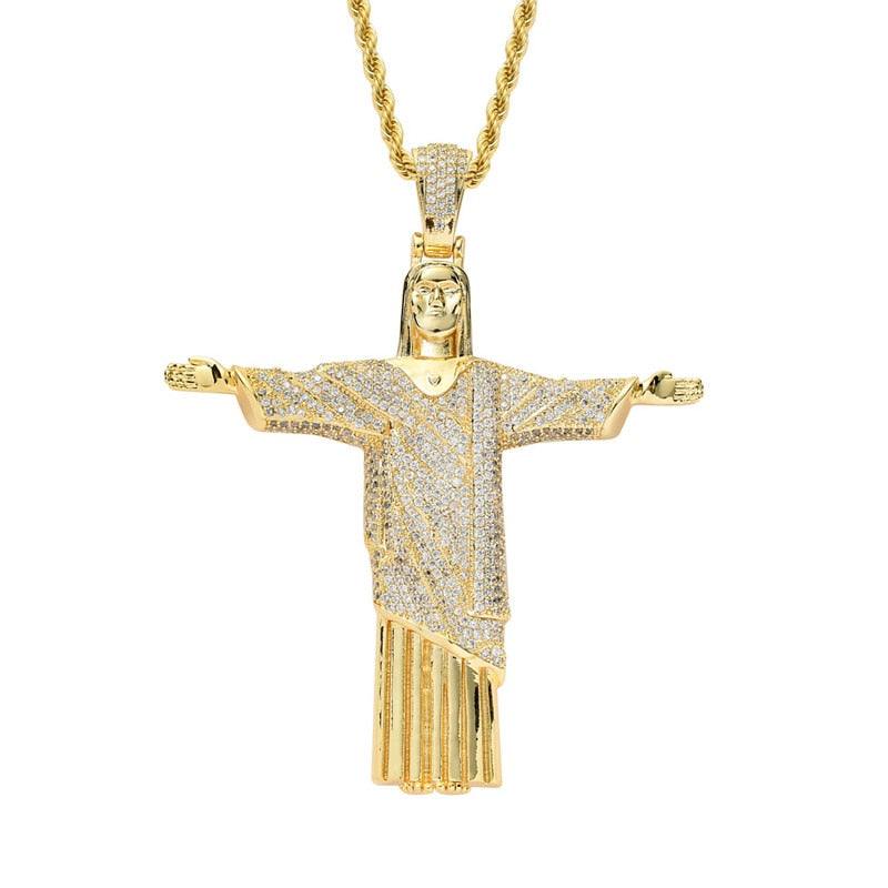 Jesus on Cross Pendant | Crucifix Necklace