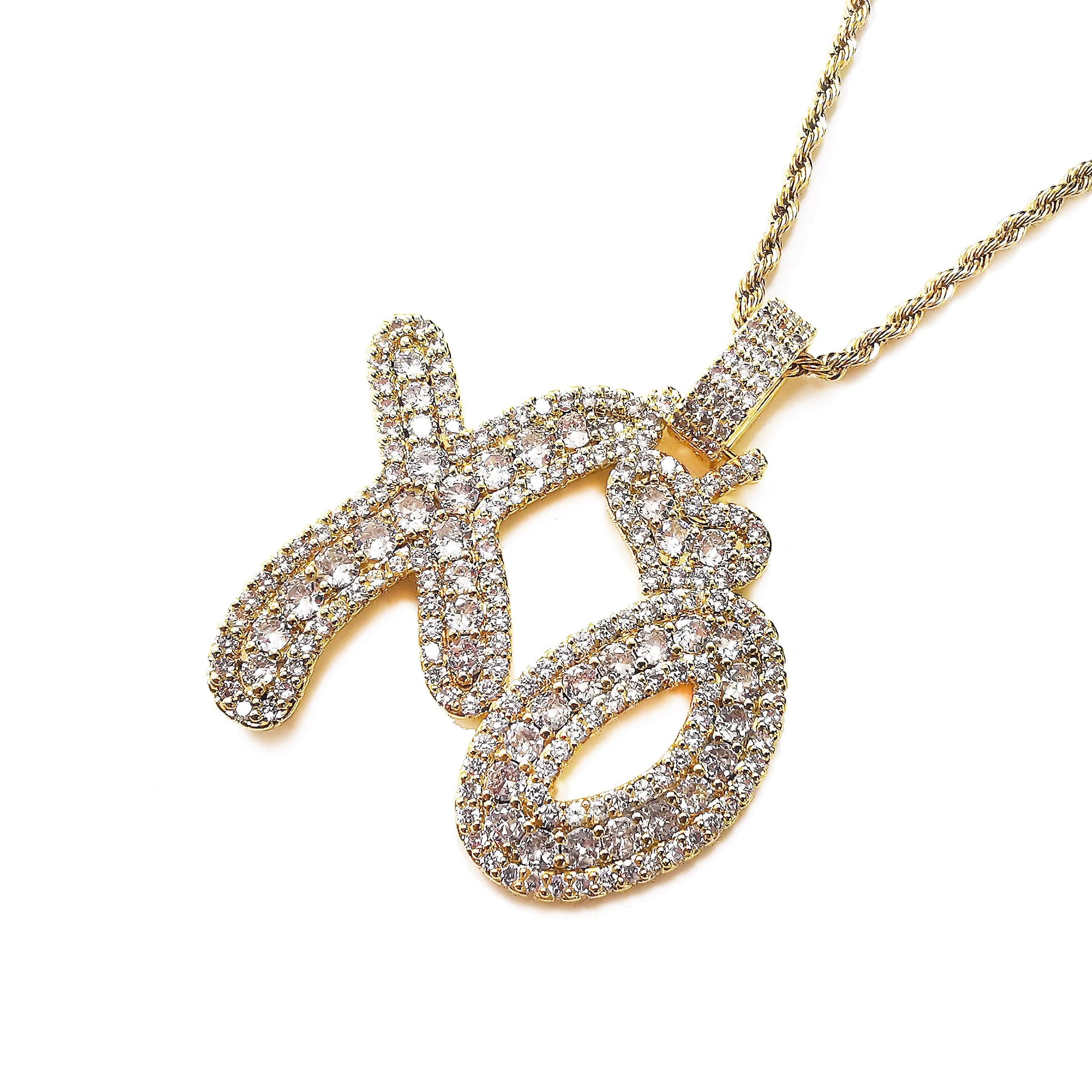 Diamond Necklace XO | XO Pendant the Weekend | XO Necklace the Weekend