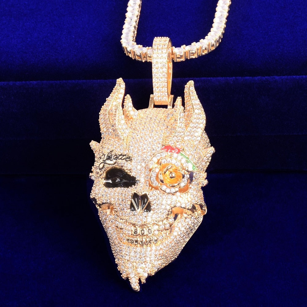 Skull Pendant | Skull Necklace | Hip Hop Jewelry Pendants