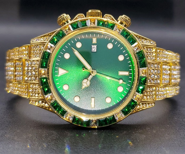 Iced Out Watch | Iced Out Watches Mens | Diamond Watches for Men