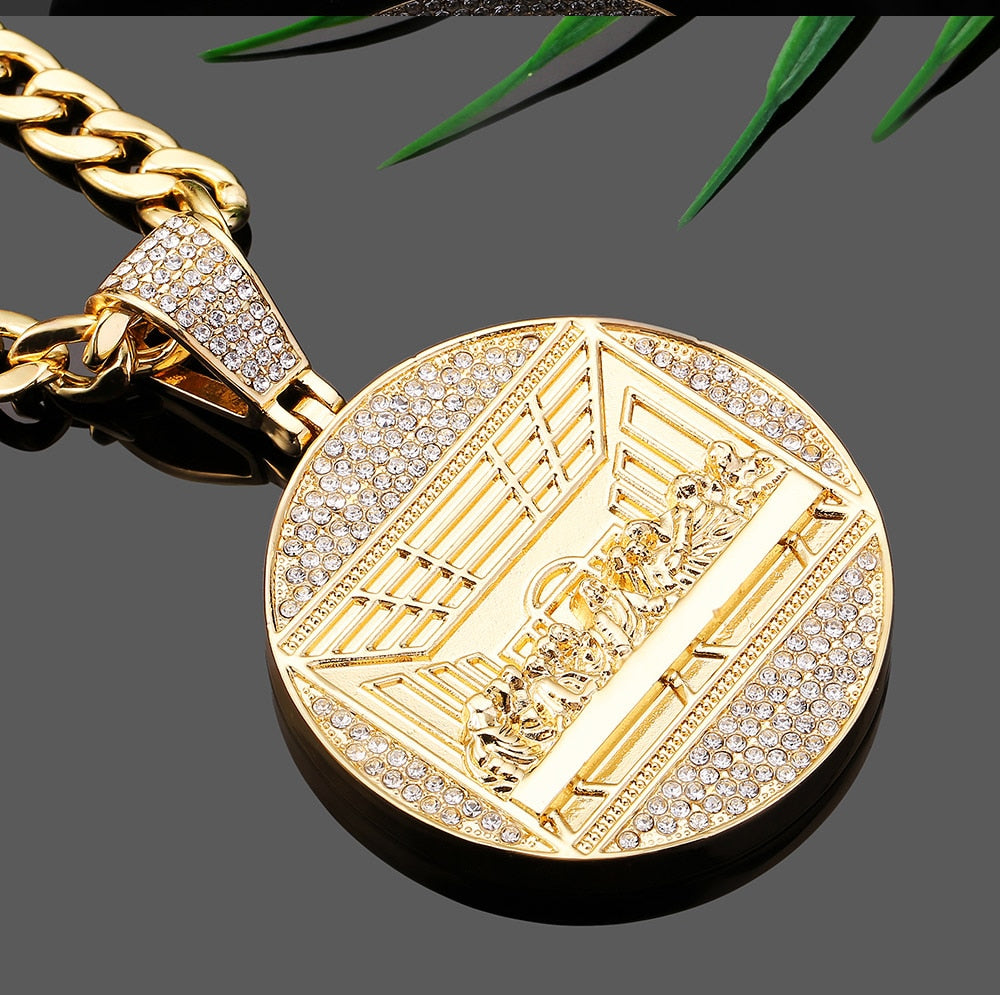 Iced Out Jewelry | Last Supper Pendant | Hip Hop Jewelry Pendants