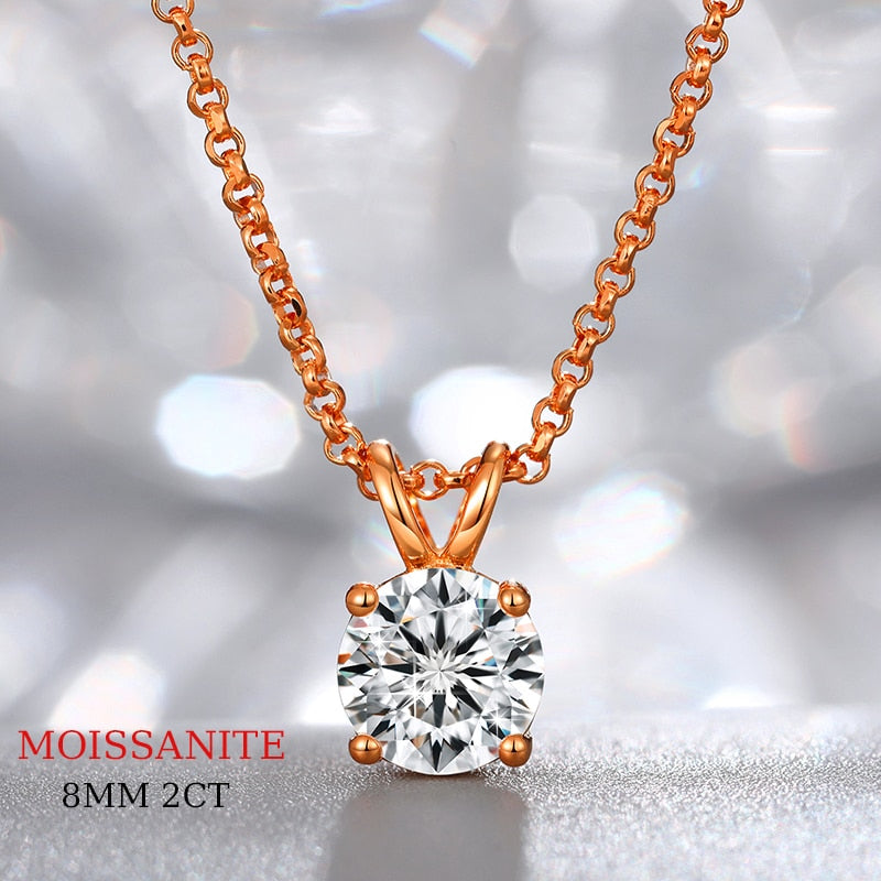 Single Diamond Necklace | Solitaire Diamond Necklace | Diamond Solitaire Necklace