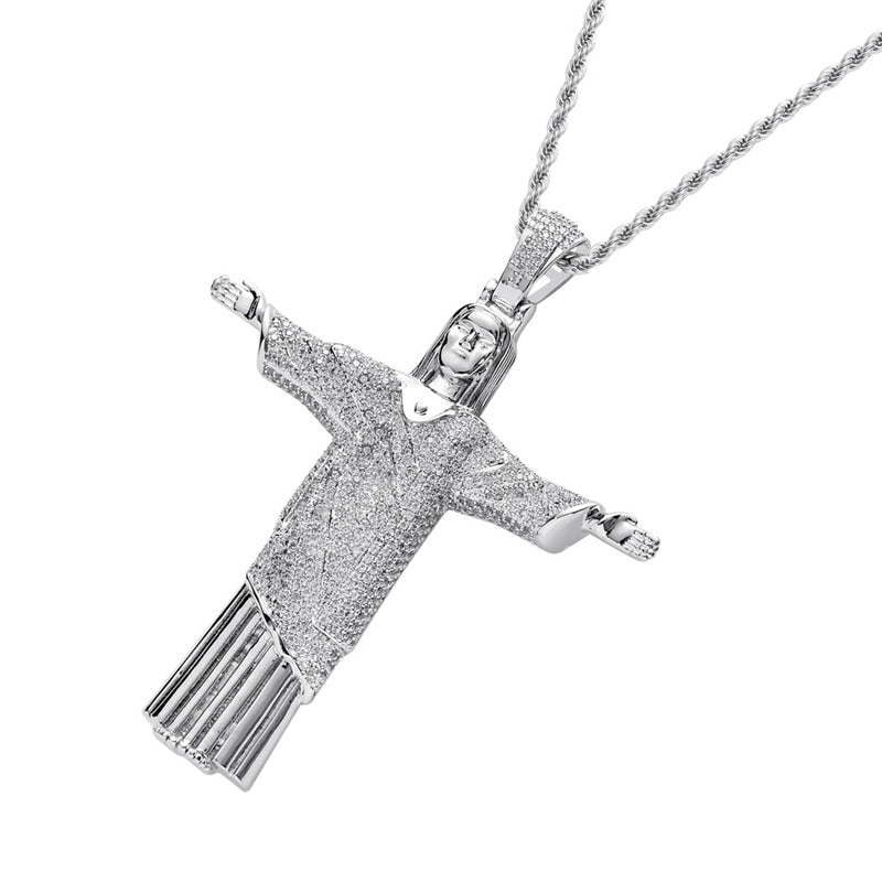 Jesus on Cross Pendant | Crucifix Necklace