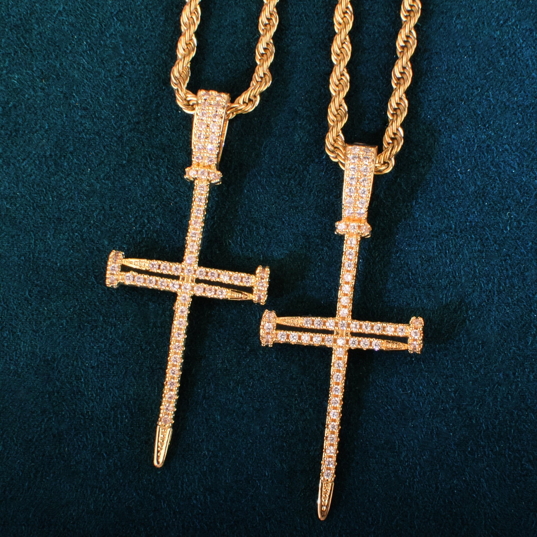 Nail Cross Pendant | Unique Cross Necklaces
