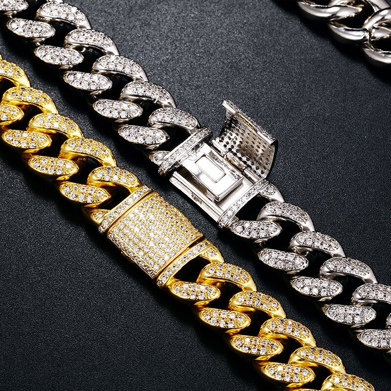 14mm Cuban Link Chain | Silver Cuban Link Chain | Gold Cuban Link Chain