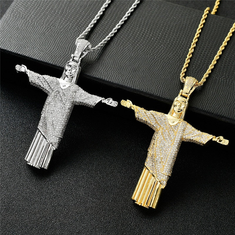 Jesus on Cross Pendant | Crucifix Necklace