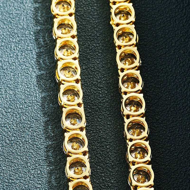 8mm Diamond Tennis Chain | Iced Out Tennis Chain