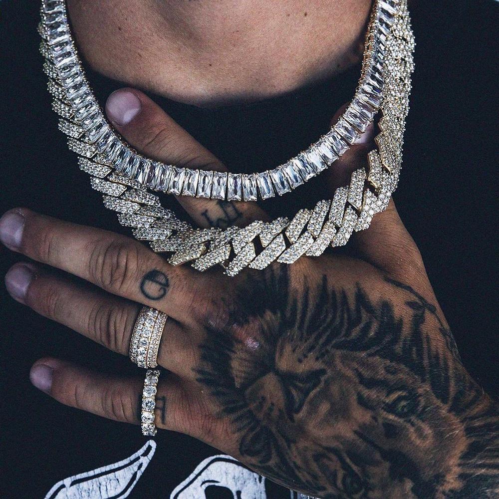 Fully iced out on sale cuban link chain