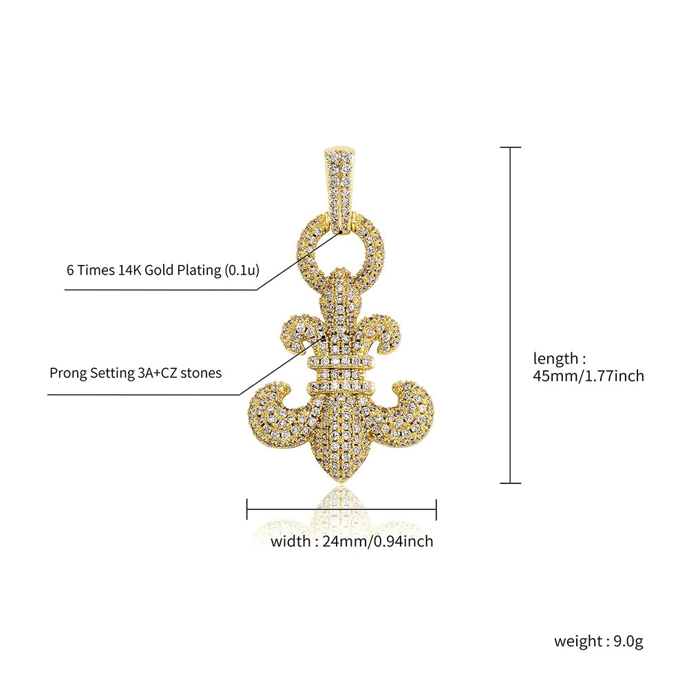 Fleur De Lis Necklace | Fleur De Lis Pendant Necklace | Fleur De Lis Pendants