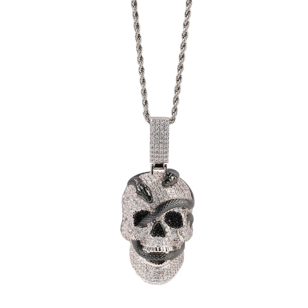 Skull Pendant | Chain with Skull Pendant | Hip Hop Jewelry Pendants