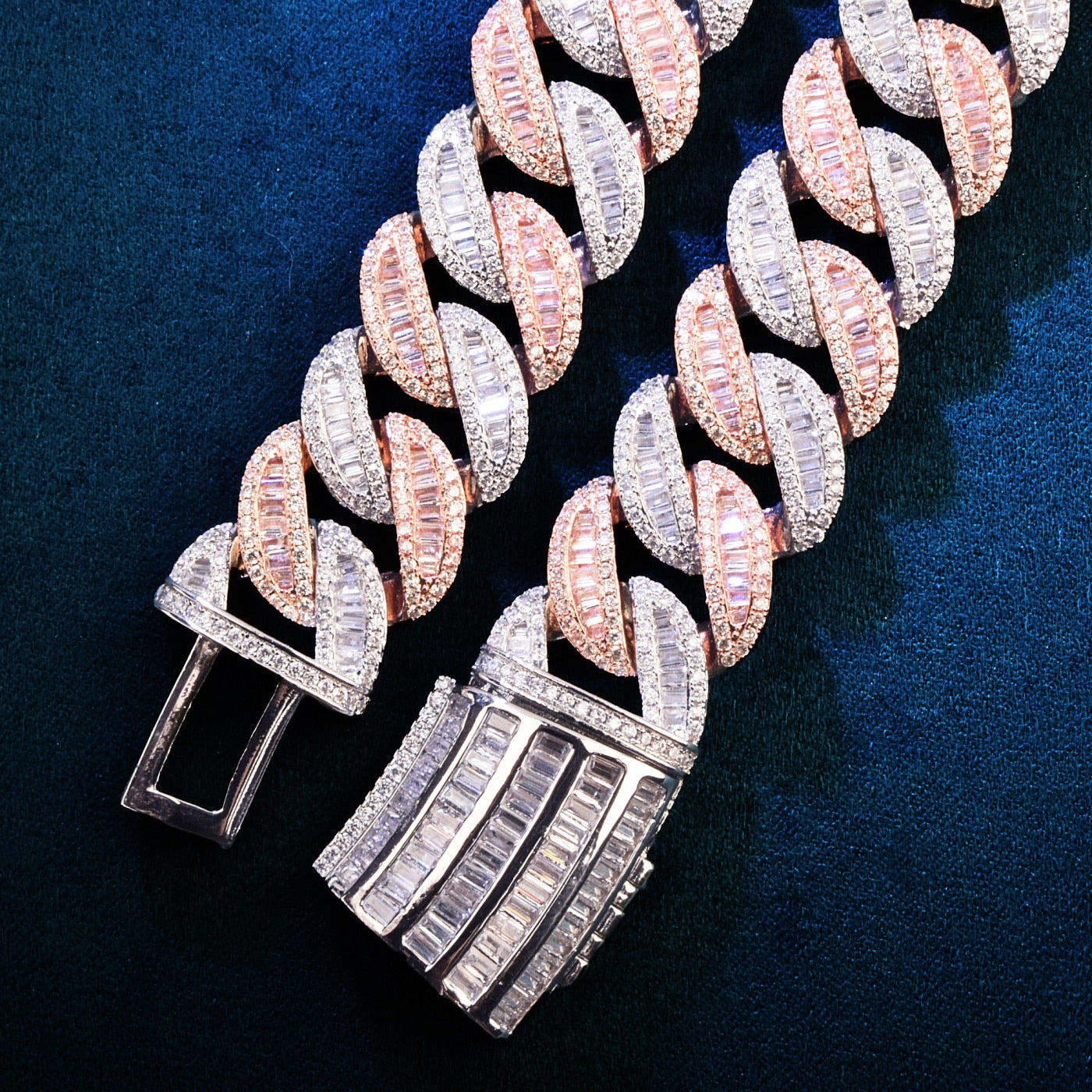 19mm | Diamond Cuban Link Necklace | Womens Cuban Link Chain