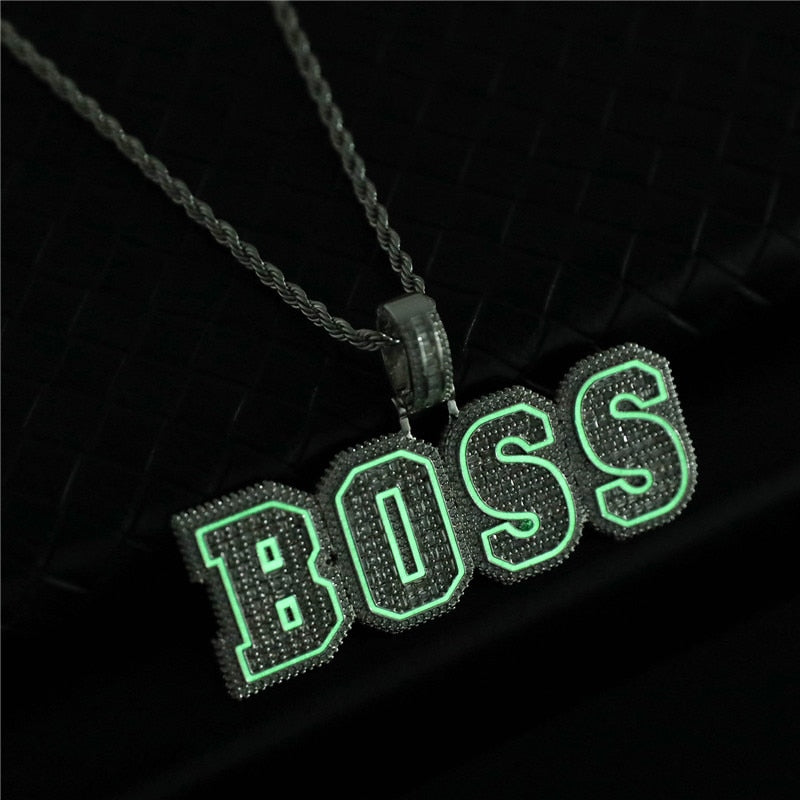 Custom Name Necklaces | Glow in the Dark Design