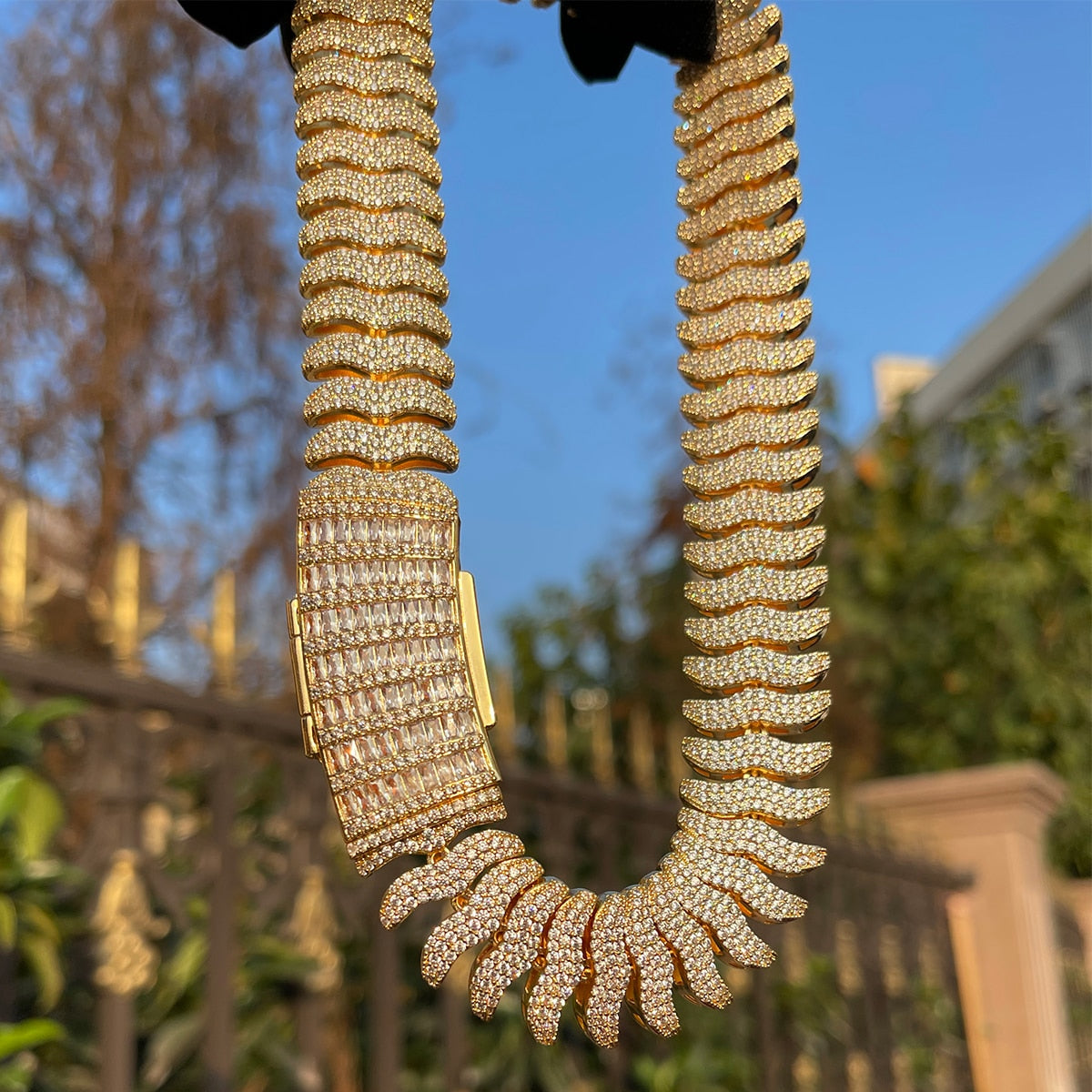 26mm Cuban Link Chain | Centipede Cuban Link Chain | Rapper Chain