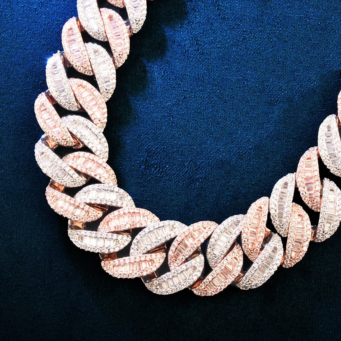 19mm | Diamond Cuban Link Necklace | Womens Cuban Link Chain