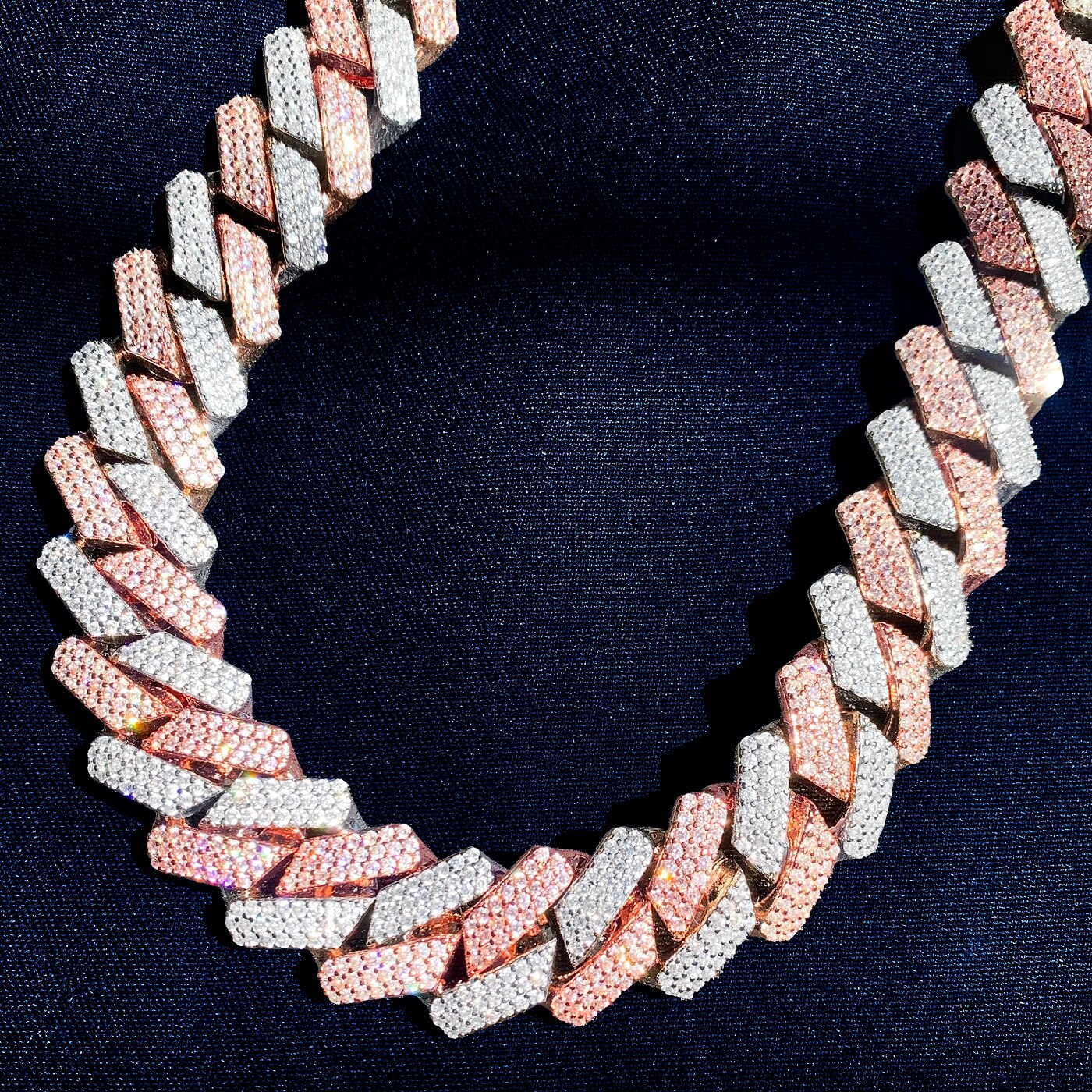 19mm | Mens Rose Gold Cuban Link Chain | Rose Gold Cuban Link Necklace