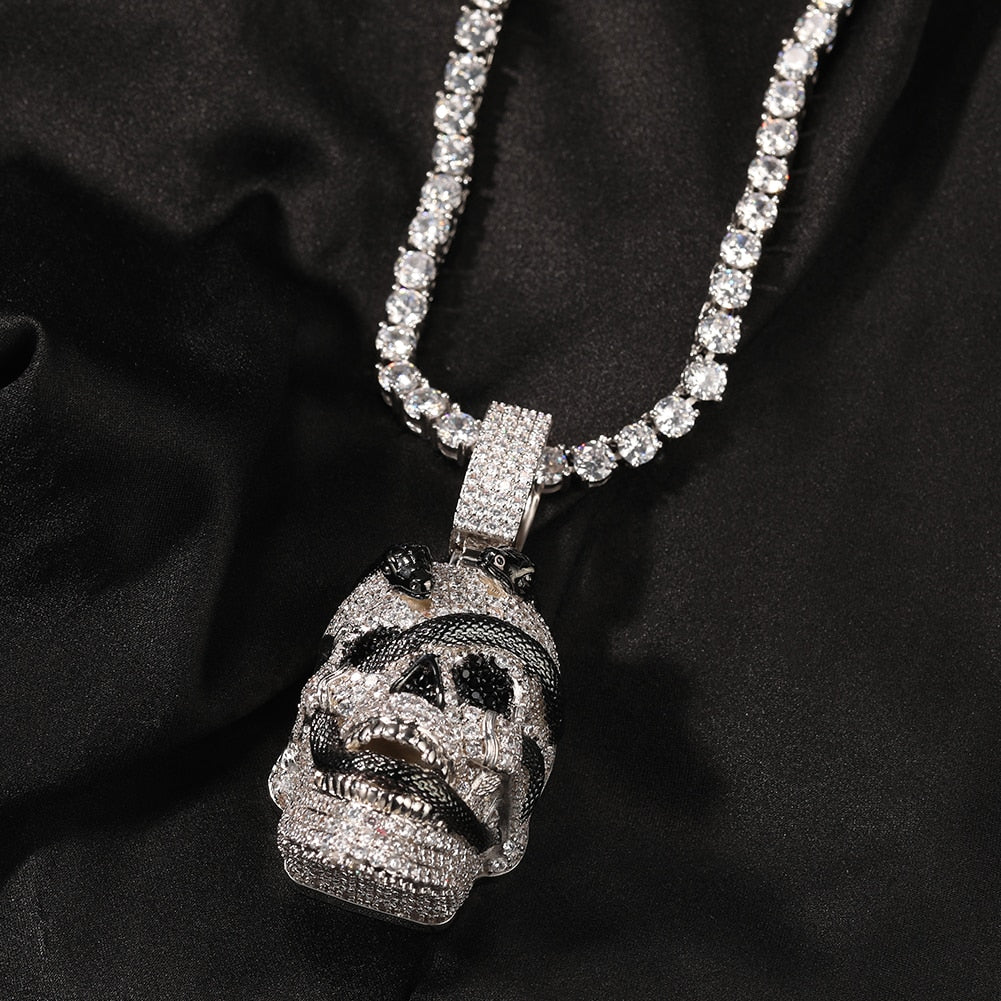 Skull Pendant | Chain with Skull Pendant | Hip Hop Jewelry Pendants