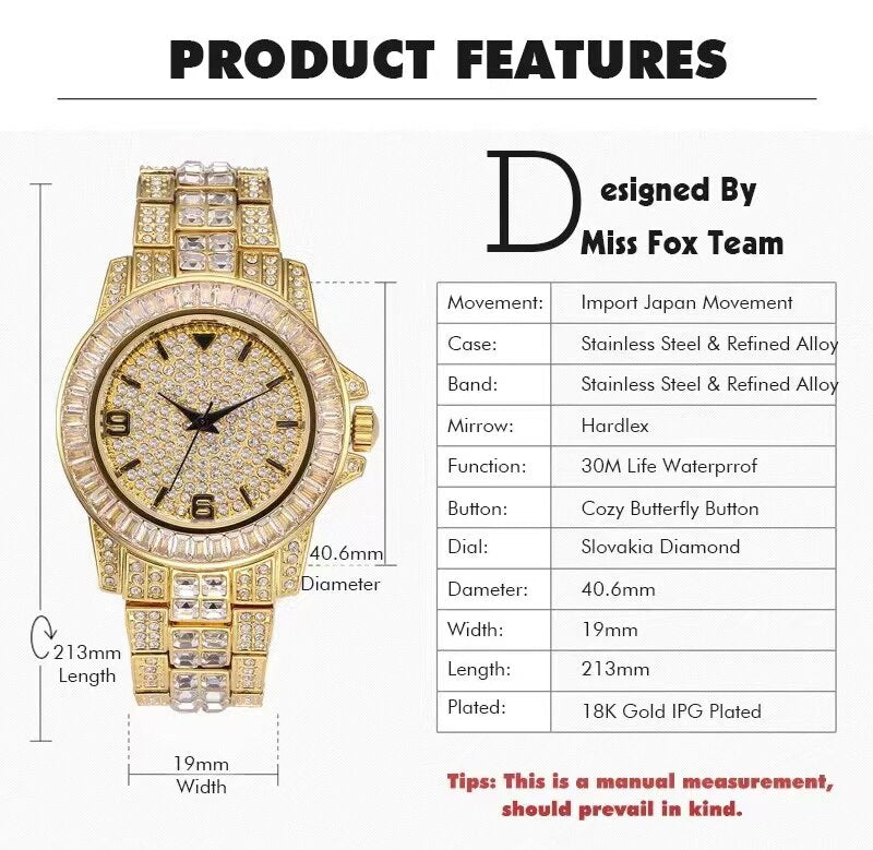 Iced Out Rapper Watch | Rapper Watches