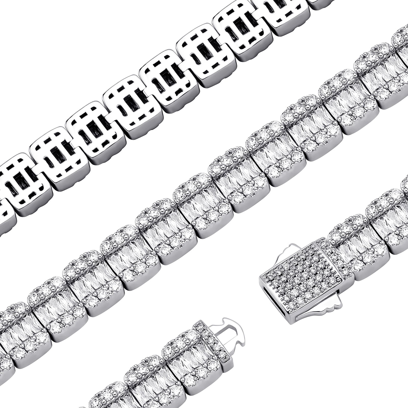 10mm | Tennis Bracelet Mens | Mens Tennis Bracelet