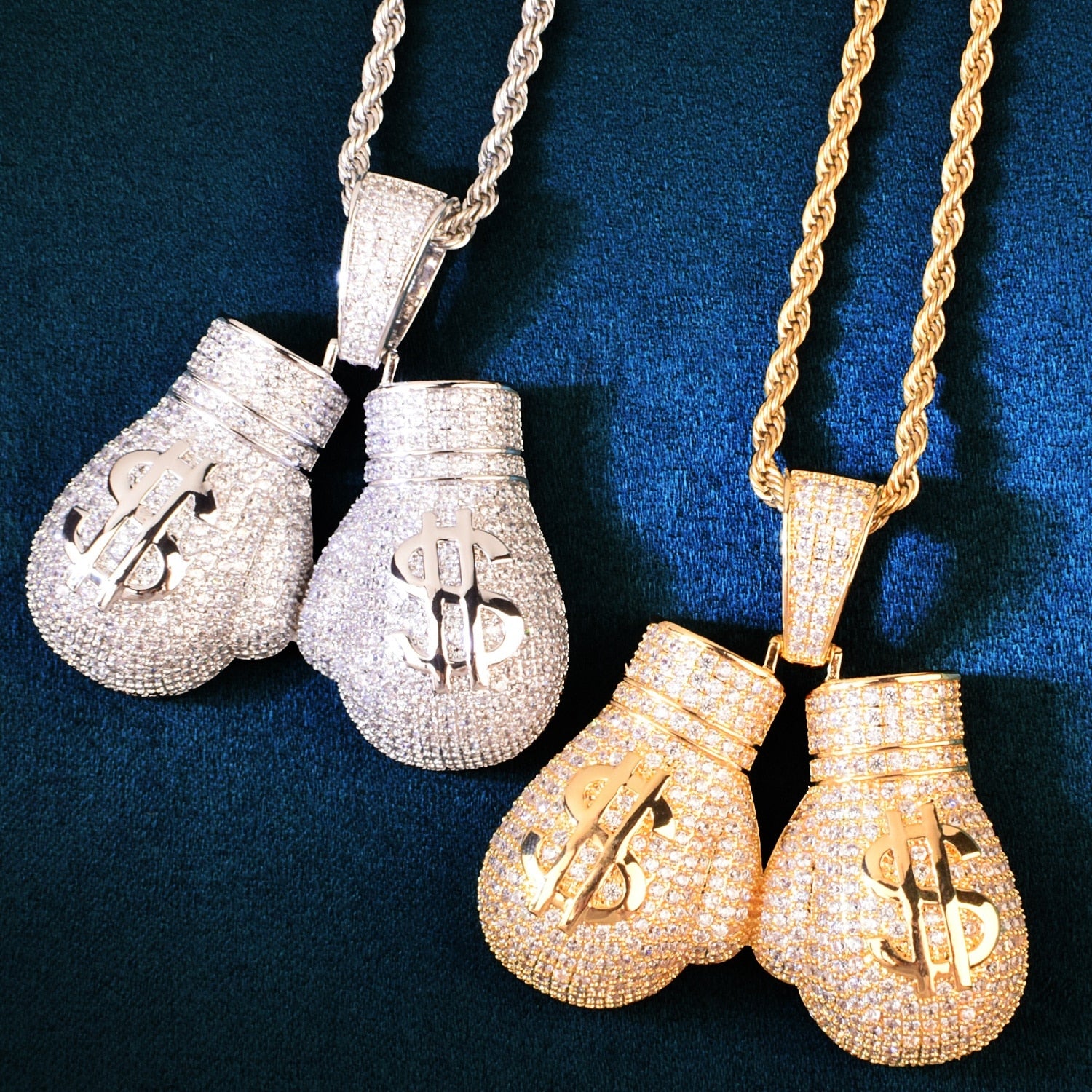 Boxing Gloves Pendant | Boxing Gloves Necklace Pendant | Gold Boxing Gloves Pendant