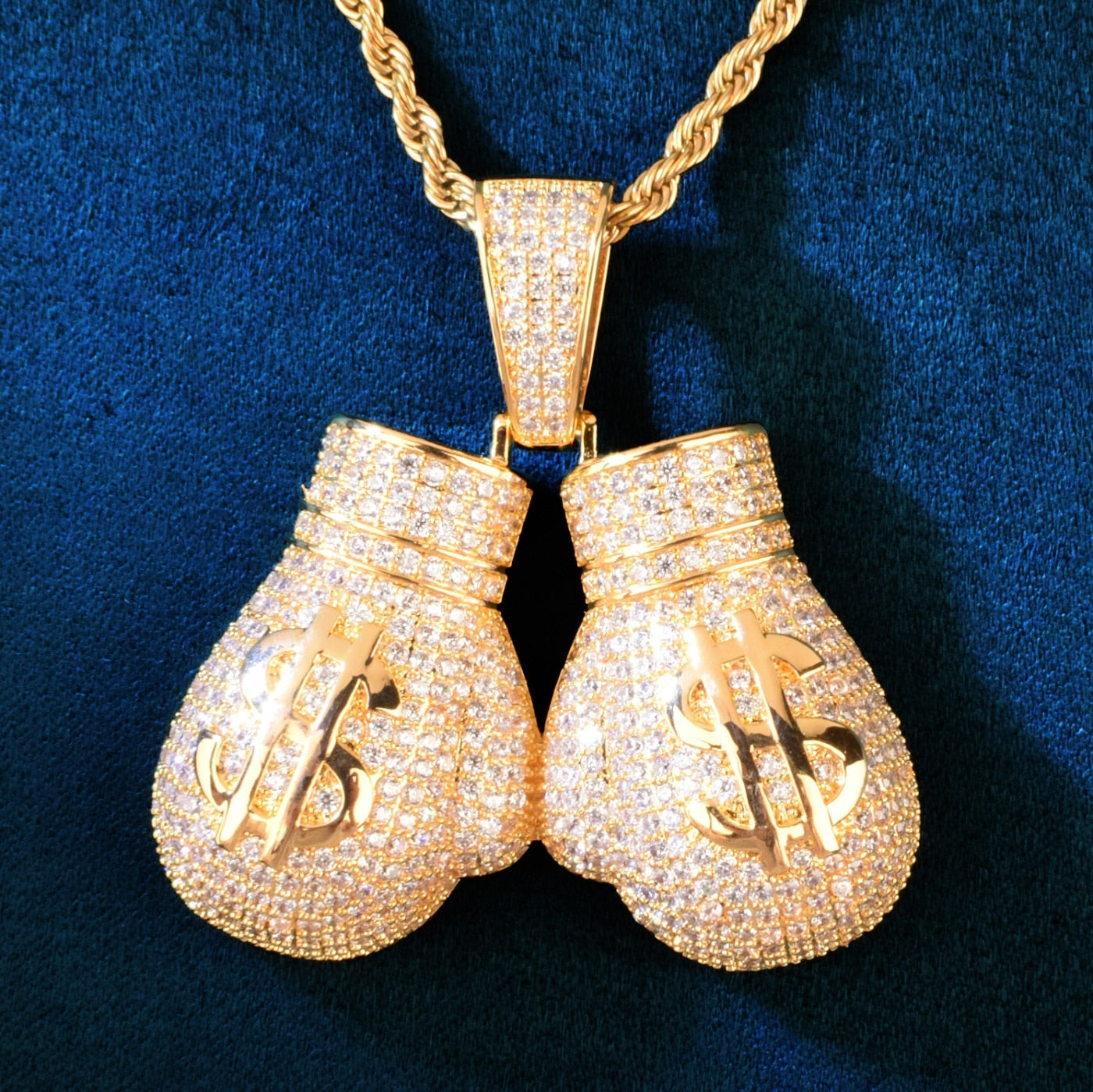 Boxing Gloves Pendant | Boxing Gloves Necklace Pendant | Gold Boxing Gloves Pendant