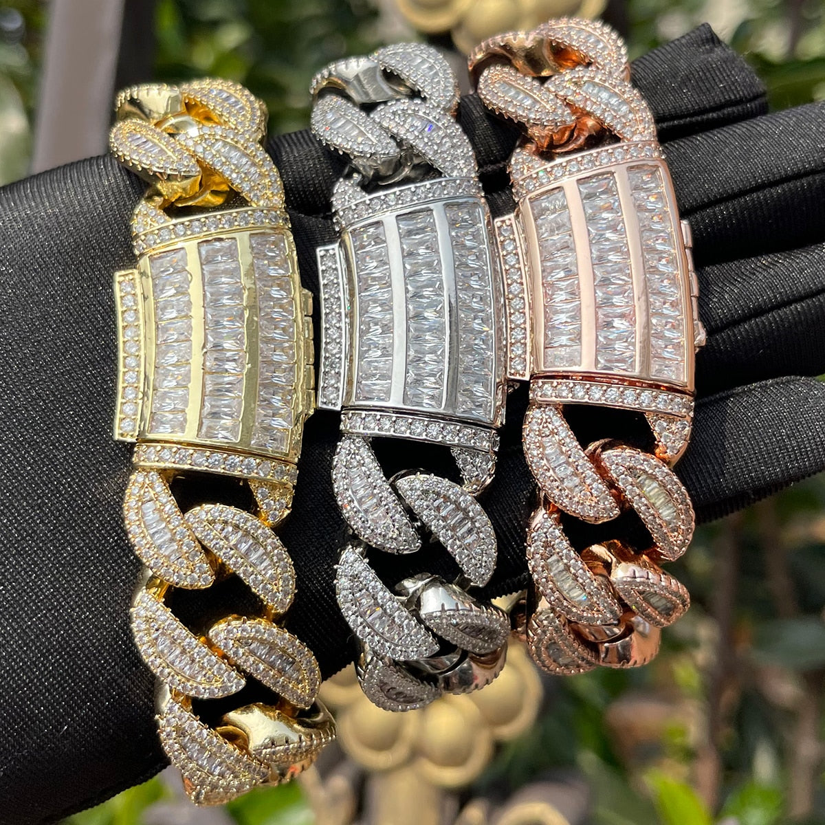 20mm | Iced Out Bracelet | Men Cuban Link BRacelet