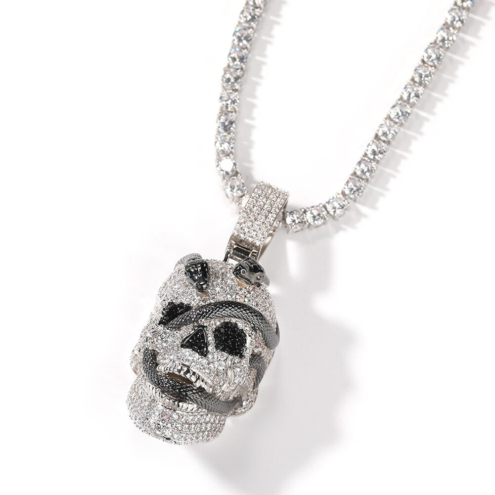 Skull Pendant | Chain with Skull Pendant | Hip Hop Jewelry Pendants