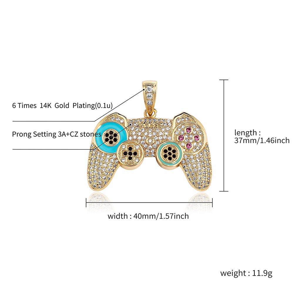 Gamer Pendant Necklace | Gamer Pendant | Gamer Pendants