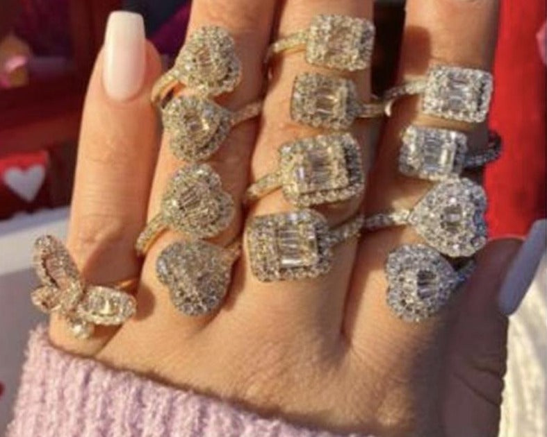 Beautiful Iced Out Rings for Women