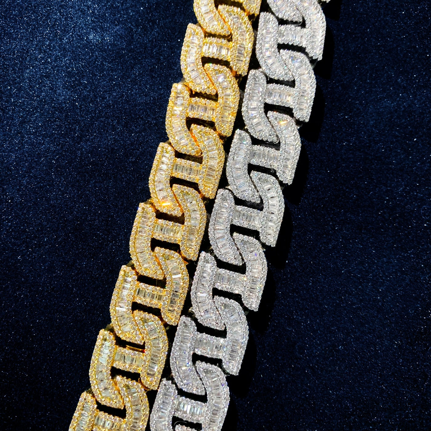 17mm | Gucci Link Chain | Rapper Diamond Chains