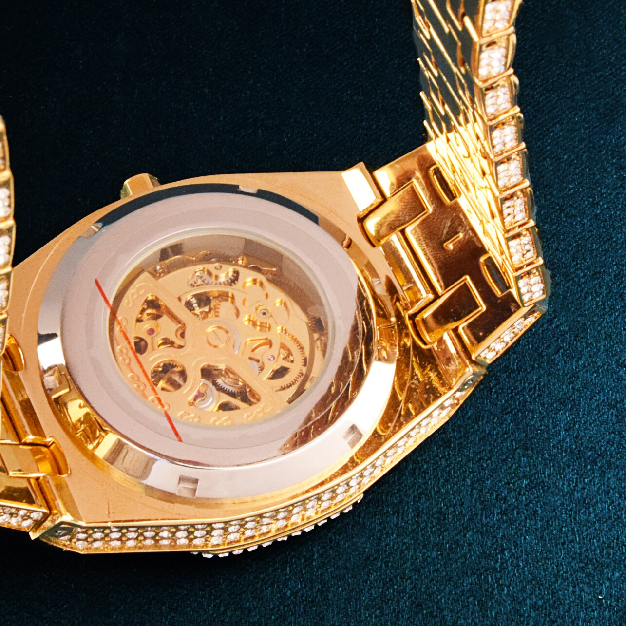 Rapper Watches | Iced Out Watch | Diamond Skeleton Watch