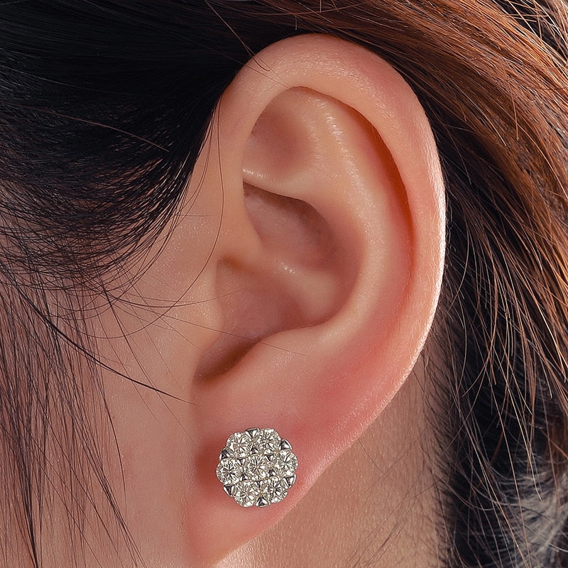 Moissanite Stud Earrings | Real Hip Hop Jewelry