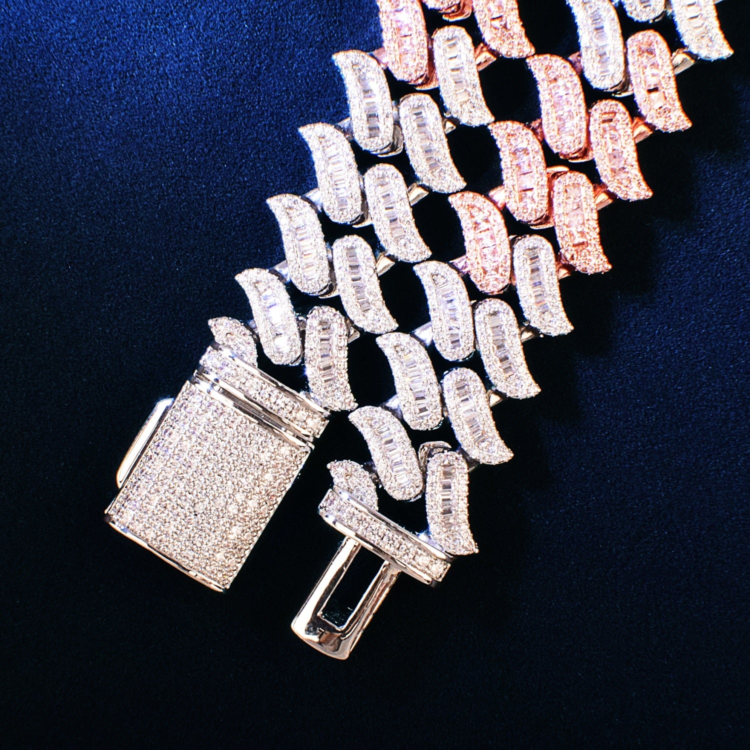 18mm Cuban Link Chain | Rapper Diamond Chain | Hip Hop Chain