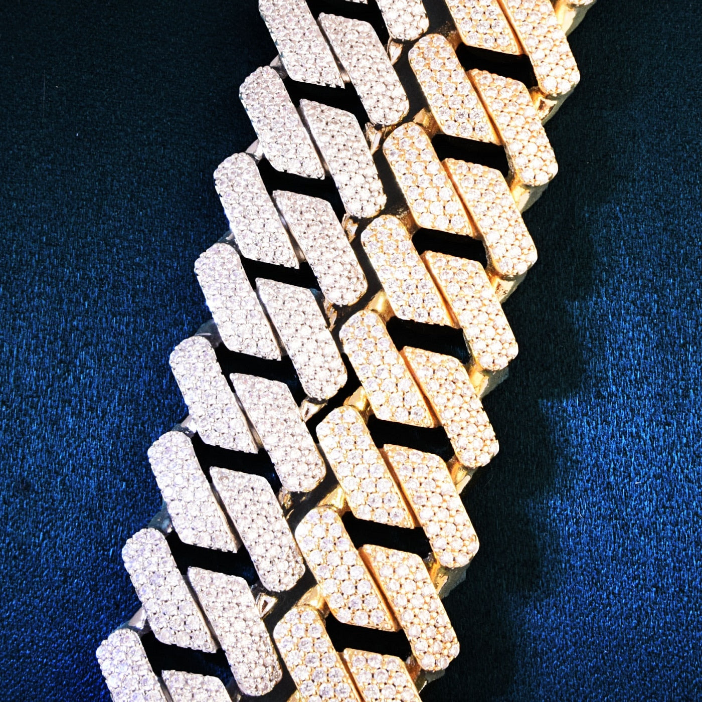 19mm Cuban Link Chain | Iced Out Miami Cuban Link Chain |  Custom Bail