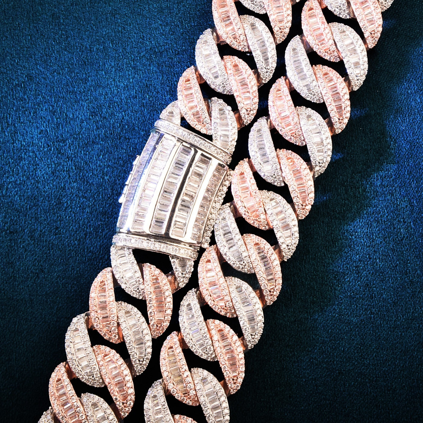 19mm | Diamond Cuban Link Necklace | Womens Cuban Link Chain