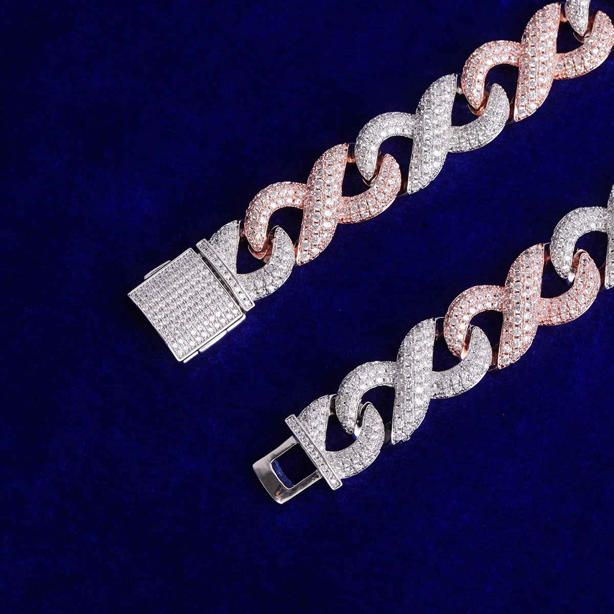 13mm Cuban Link Chain | Two Tone Cuban Link Chain