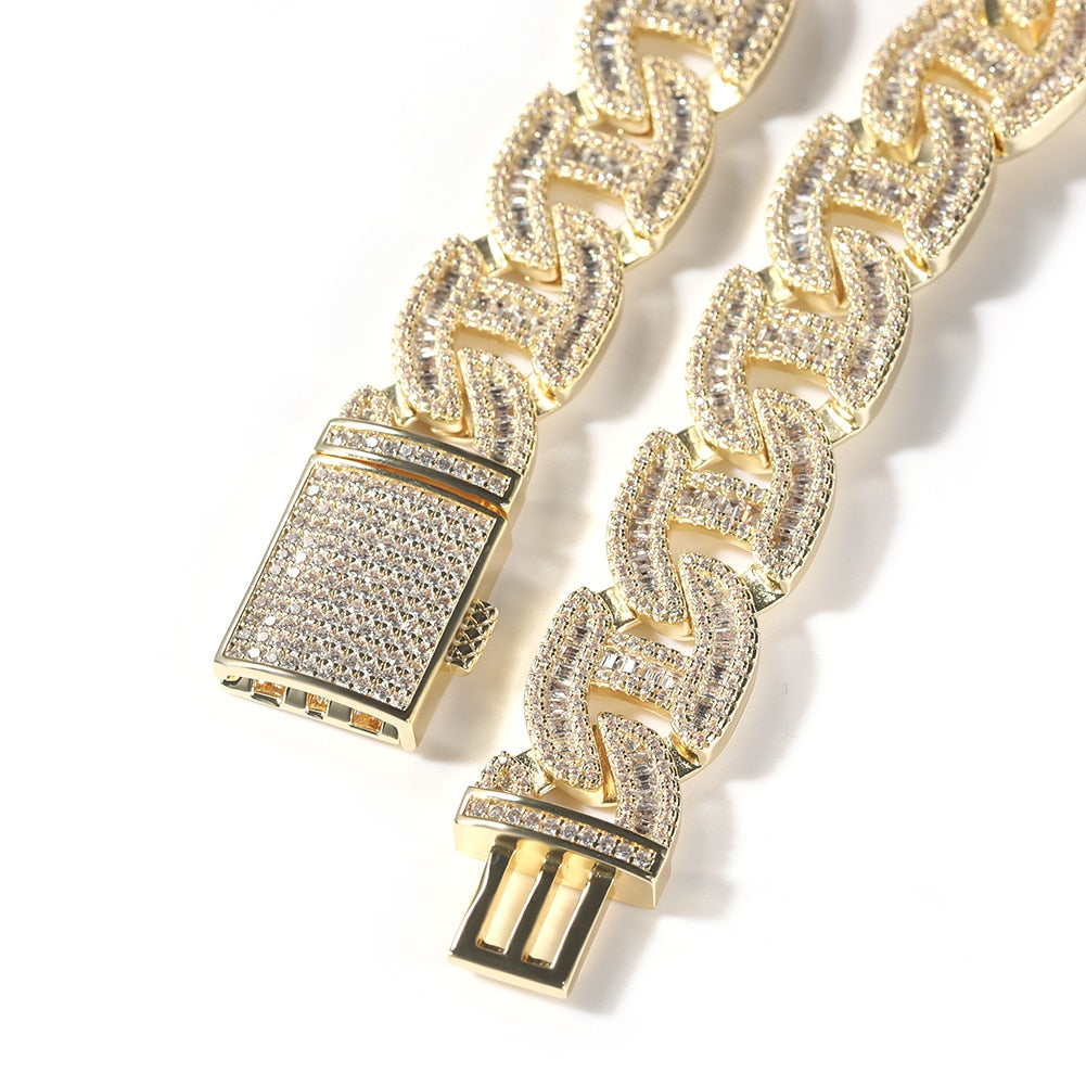 17mm | Mariner Chain | Mariner Link Chain | Rapper Chains