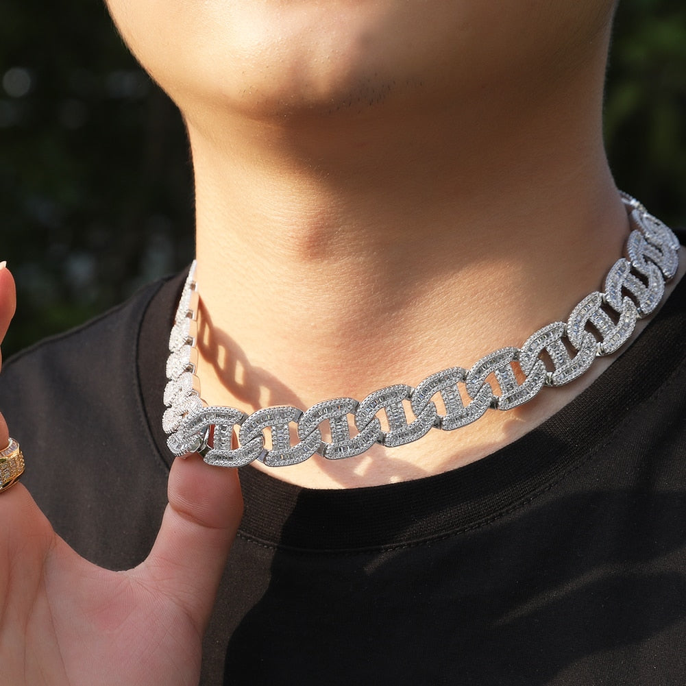 17mm | Mariner Chain | Mariner Link Chain | Rapper Chains