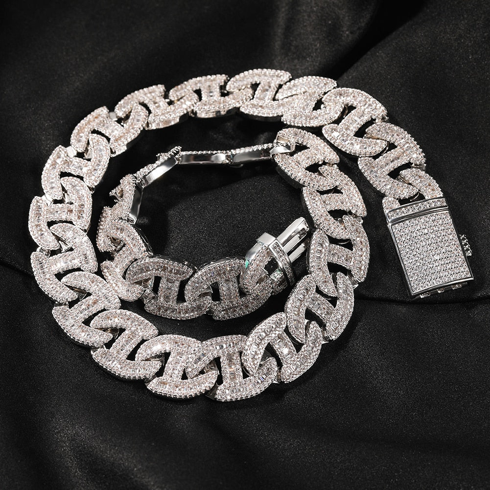 17mm | Mariner Chain | Mariner Link Chain | Rapper Chains