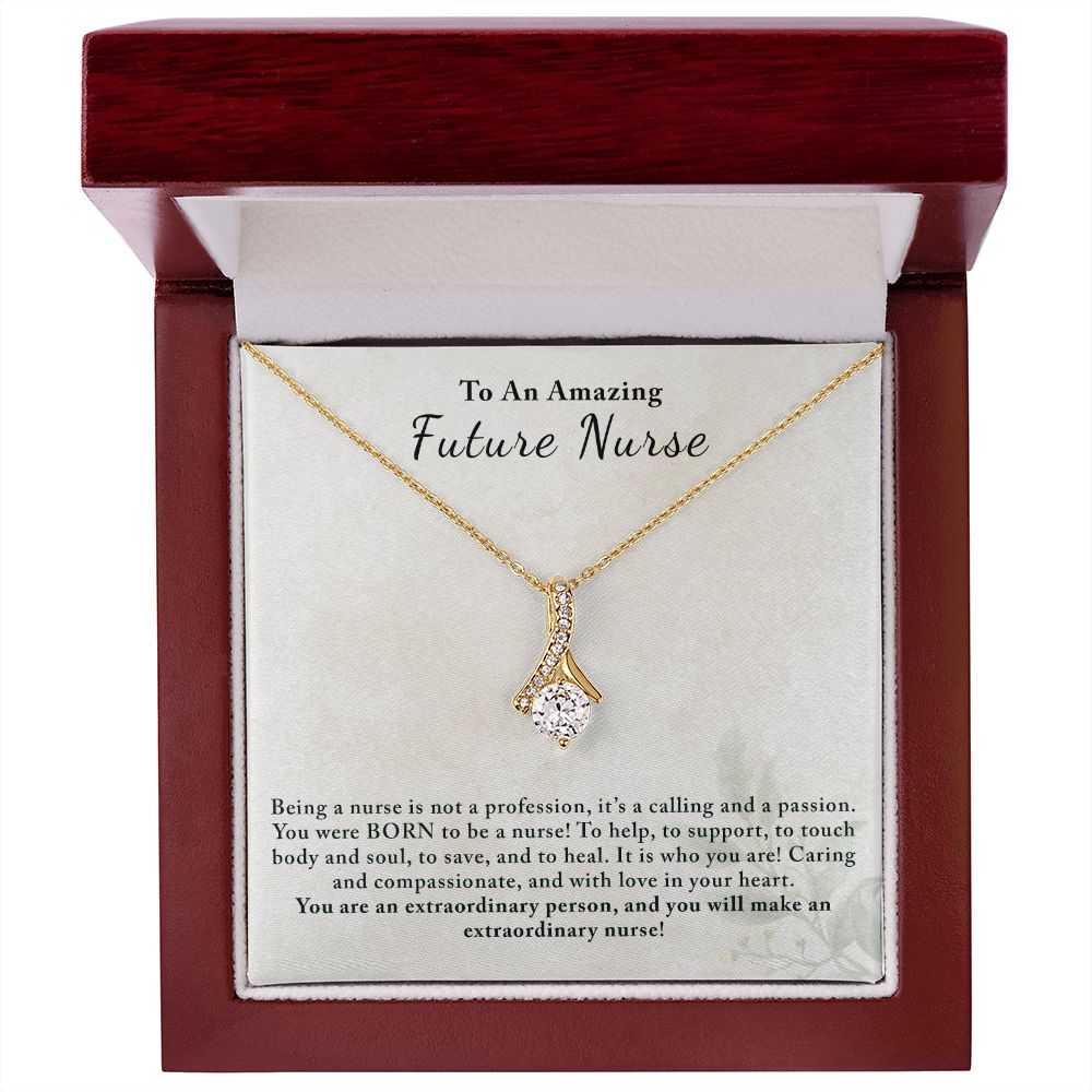 Gift for Future Nurse | Custom Message Card with Beautiful Necklace - Julri Box