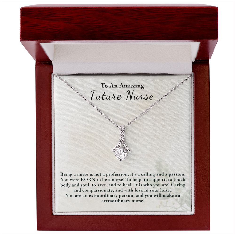 Gift for Future Nurse | Custom Message Card with Beautiful Necklace - Julri Box