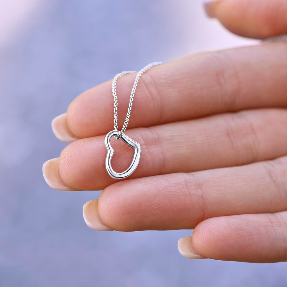 Promotion | Personalized | Delicate Heart Necklace - Julri Box