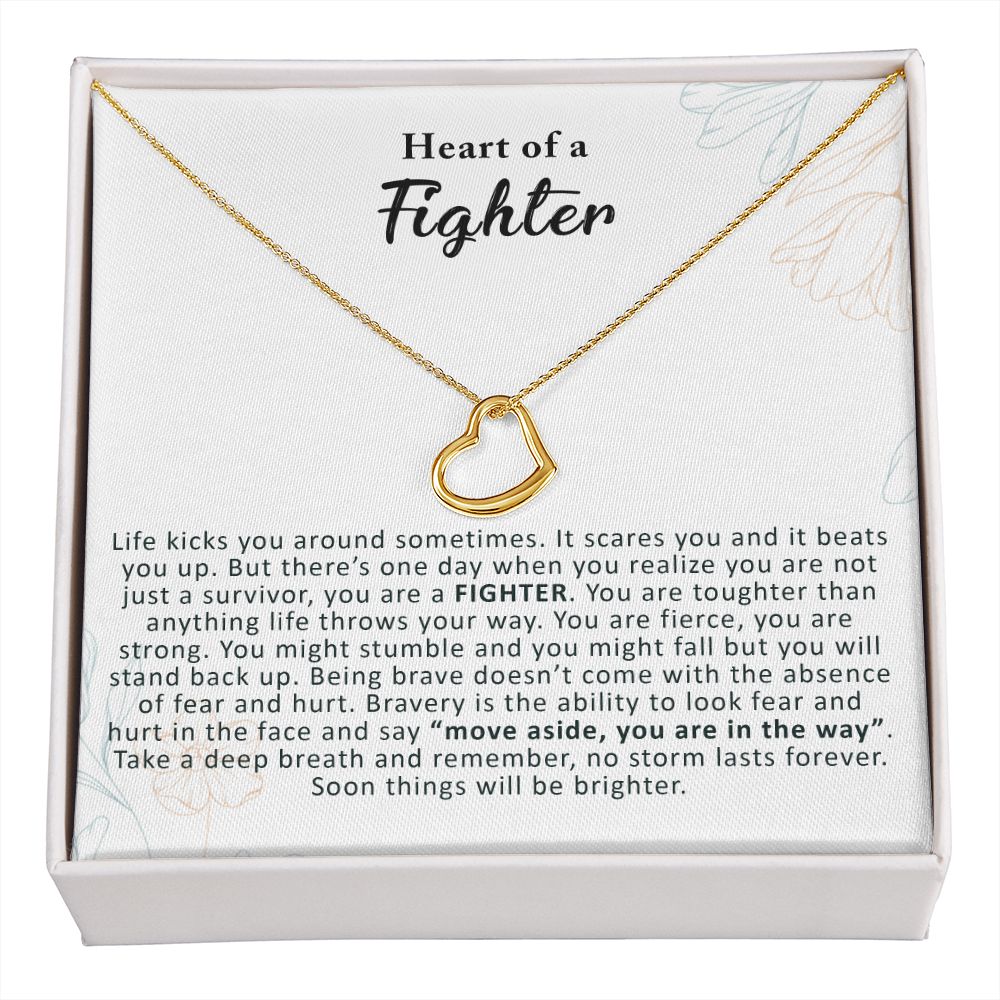 Inspirational Gift for Woman | Delicate Heart Necklace - Julri Box