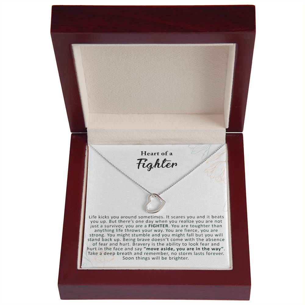 Inspirational Gift for Woman | Delicate Heart Necklace - Julri Box