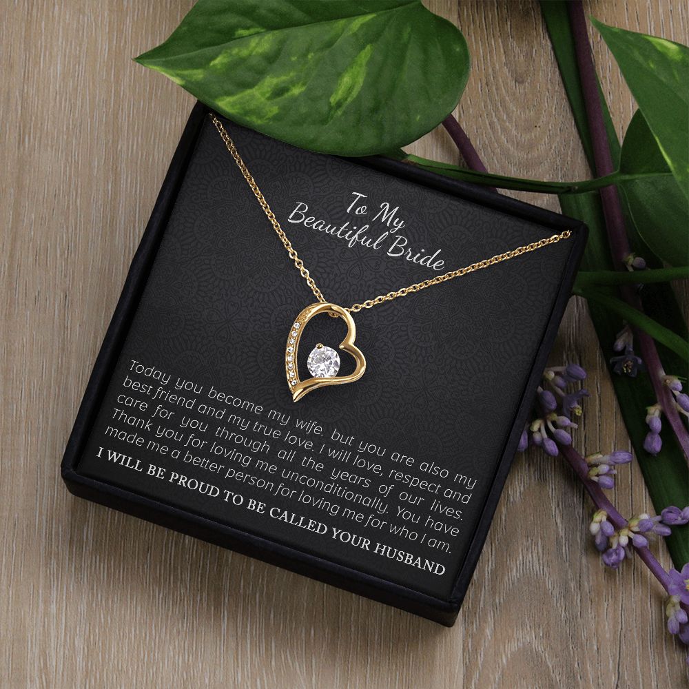 Grandmother Wedding Gift Necklace · Silver, Rose Gold, Gold · Lead & Nickel Free, Hypoallergenic · Box & Ribbon · L: 18 inch · Personalized Card · US